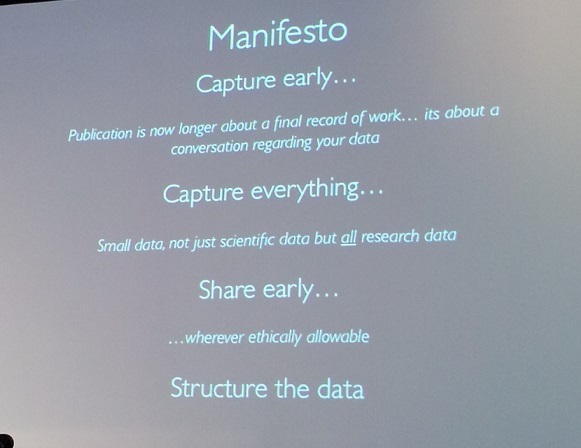 Manifesto for sharing data